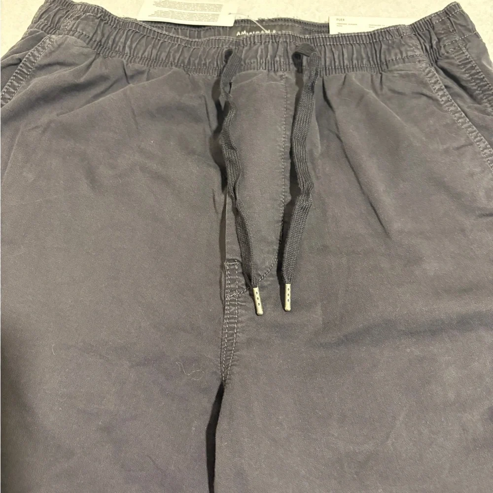 American Eagle Men's Black TREKKER JOGGER FLEX pants size xs - Picture 7 of 10